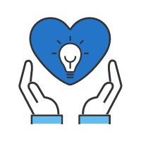 専門性と親しみやすさのアイコン