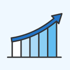 向上のアイコン