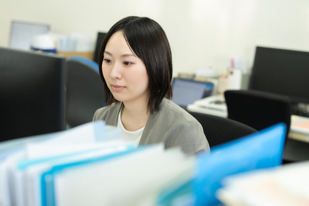 仕事をする正社員 Sさん