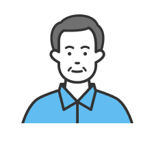 男性参加者のイラスト